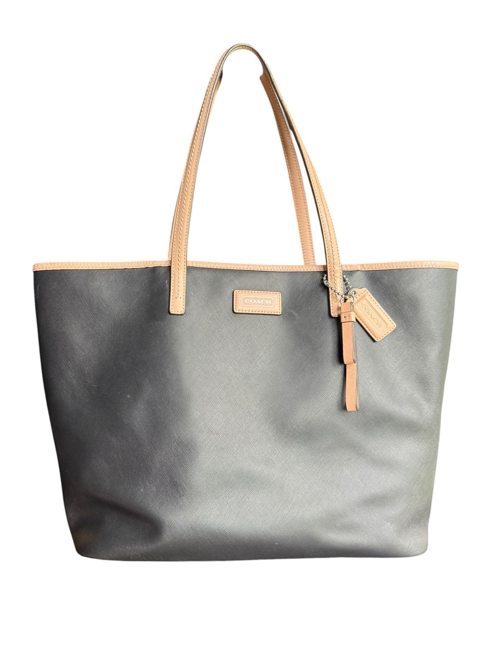 Coach Metro Park Tote Saffiano Lether
